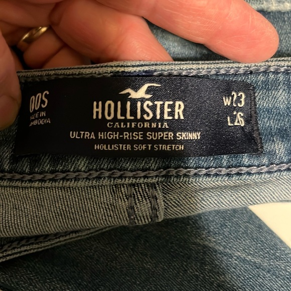 Hollister ultra high-rise super skinny Hollister soft stretch women’s jeans - Picture 6 of 7